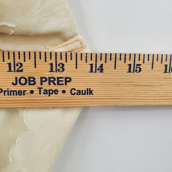 Princess Polly Cyrene Maxi Dress Women Size US 4 NWT Asymmetrical Hem Lemon - Picture 11 of 14